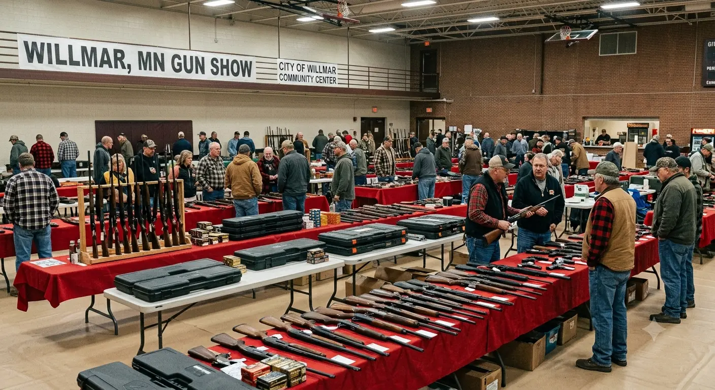 Gun Show in Willmar, MN for collectors, sportsmen, and firearm enthusiasts